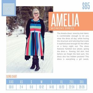 LuLaRoe Dresses - LuLaRoe Black and White Striped Amelia Dress LuLaRoe Dresses - LuLaRoe Black and White Striped Amelia Dress